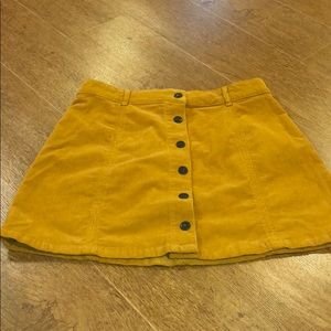 Corduroy skirt